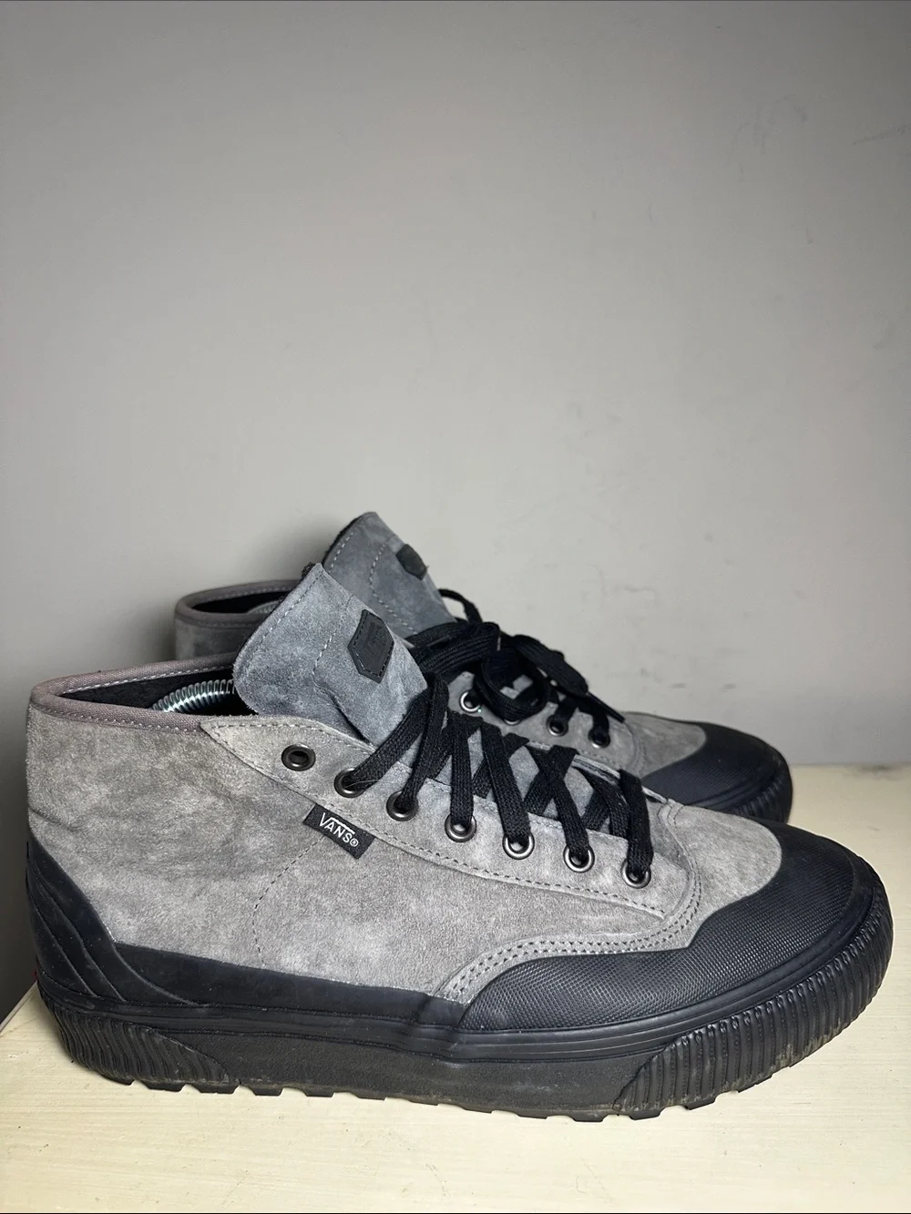 Vans suede gray with black grunge MTE ultra Cush winter boots